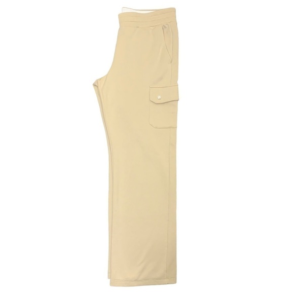 Lauren Active Ralph Lauren Beige Pull On Jogger Cargo Pants Straight Leg Sz M - Picture 3 of 13